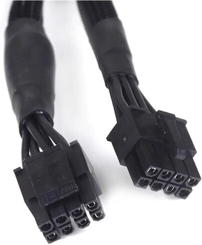 Black CPU 8Pin to 8(4+4)-Pin Modular Power Supply Cable for RM550X RM650X RM750X RM850X RM1000X in Saudi Arabia
