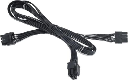 1PCS 8Pin 1 to 2 for 750W 850W 1000W 1600W Power Module PCI CPU 8Pin to 8 (4+4) Pin Cable in Saudi Arabia