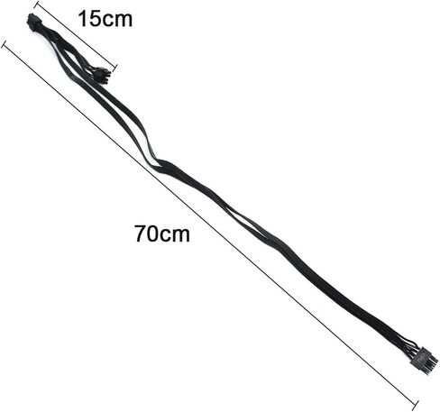 1PCS 8Pin 1 to 2 for 750W 850W 1000W 1600W Power Module PCI CPU 8Pin to 8 (4+4) Pin Cable in Saudi Arabia
