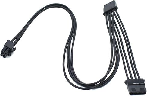 2024 16AWG كابل نمط مضفر سلسلة كابل PSU ممتاز لـ TY>pe 4 RM Black Label/RMi/RMX(CPU) in Saudi Arabia