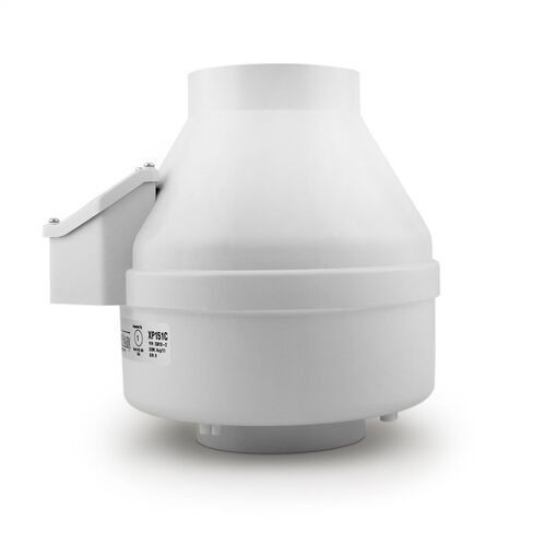 RadonAway RP145c Radon Mitigation Fan Kit – Includes U-Tube Manometer + (2) 4" x 3" White PVC Couplings – Quiet, Energy-Efficient Active Soil Depressurization Fan in Kuwait