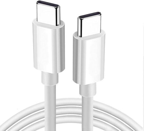 2pcs Charging Cable 60W Type C to Type C Charger Cord Charging Cable,Compatible for iPhone/MacBook/iPad/Samsung/Huawei/Tablet and More（typec-typec，3.3 ft×2） in Saudi Arabia