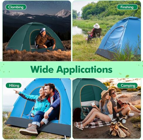 Woanger 10 Pack Bulk 2 Person Camping Tents for Homeless Lightweight Outdoor Tent with Rain Fly and Carrying Bag Waterproof Windproof Setup Pop Up for Homeless Camping Backpacking in Saudi Arabia