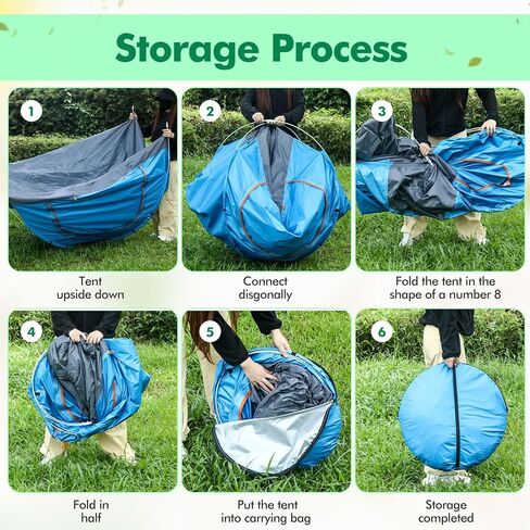 Woanger 10 Pack Bulk 2 Person Camping Tents for Homeless Lightweight Outdoor Tent with Rain Fly and Carrying Bag Waterproof Windproof Setup Pop Up for Homeless Camping Backpacking in Saudi Arabia