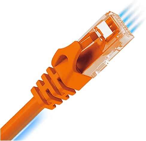 Cat6 Ethernet Cable 24AWG Gigabit High Speed ​​1000Mbps RJ45 UTP Internet Cable Network LAN Cable(Red,5m) in Kuwait