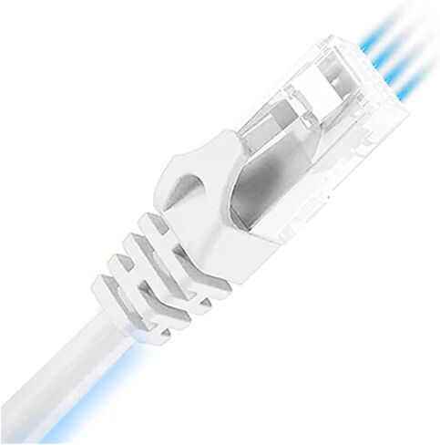 Cat6 Ethernet Cable 24AWG Gigabit High Speed ​​1000Mbps RJ45 UTP Internet Cable Network LAN Cable(Red,5m) in Kuwait