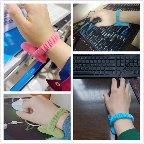 Mouse Wrist Rest Portable Ergonomic Cushion for Keyboard Computer, Soft Typing Wrist Support (2.95 x 2.56 Inches) in Saudi Arabia