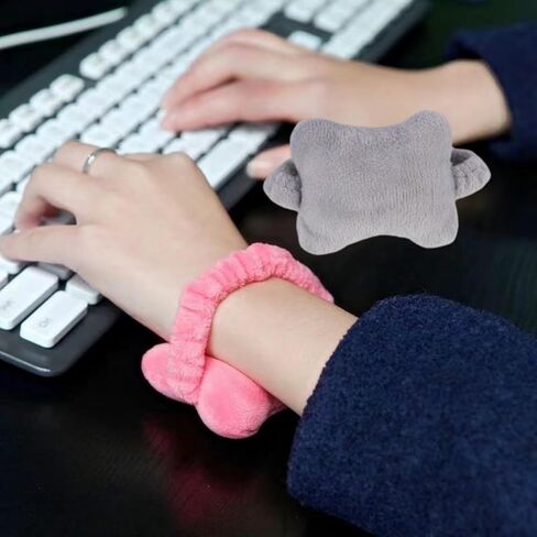 Mouse Wrist Rest Portable Ergonomic Cushion for Keyboard Computer, Soft Typing Wrist Support (2.95 x 2.56 Inches) in Saudi Arabia