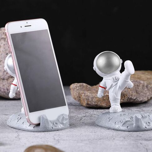 Adorable Cartoon Cell Phone Stand, Synthetic Resin Desktop Ornament, Ideal for and Car Decor in Saudi Arabia