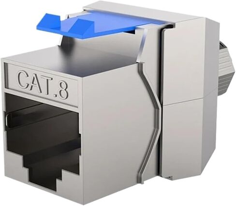 10PCS RJ45 Cat8 Cat7 Cat6A Shielded, RJ45 STP Zinc Alloy Module Shielded Keystone Jack(CAT7 STP 10PCS) in Kuwait