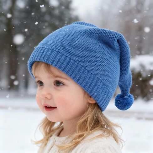 LLmoway Toddler Infant Winter Hat Warm Cotton Skull Cap Slouchy Beanie for Kids in Kuwait
