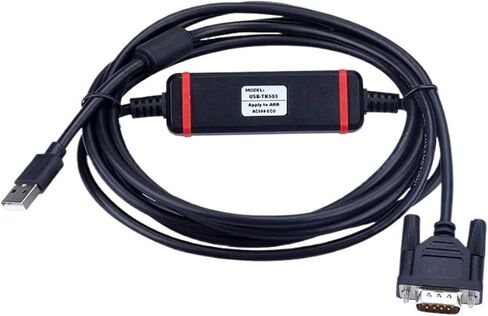 USB-TK503 لكابل تصحيح الأخطاء AC500-Eco Series خط تنزيل كابل البرمجة TK503 PM571 PM581 PM591 PM592 (إصدار مطلي بالذهب) in Kuwait