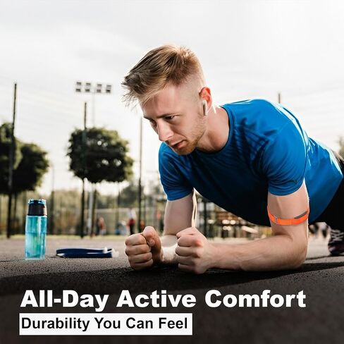 حزام بديل من النايلون للعضلة ذات الرأسين، متوافق مع حزام Amazfit Helio - حزام رياضي قابل للتعديل وجيد التهوية لتتبع اللياقة البدنية، مريح للارتداء طوال اليوم in Kuwait