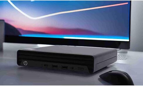 HP Elite Mini 600 G9 Business Desktop Computer, Intel 13 Cores i7-13700T up to 4.9GHz, 32GB DDR5 RAM, 512GB PCIe SSD, WiFi 6, Bluetooth, RJ-45, Type-C, HDMI, KB and Mouse, Windows 11 Pro in Saudi Arabia
