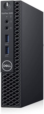 كمبيوتر مكتبي صغير Dell OptiPlex 3060، Intel Core i7-8700، ذاكرة وصول عشوائي 16 جيجابايت، 256 جيجابايت SSD، واي فاي، بلوتوث، لوحة مفاتيح وماوس، Windows 11 Pro (متجدد) in Saudi Arabia