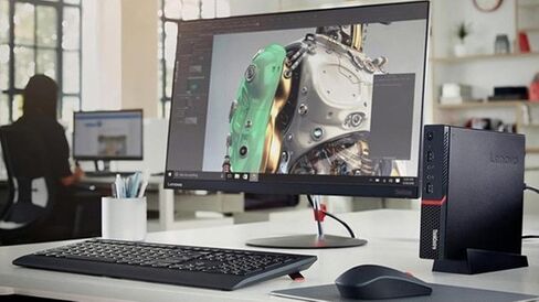 كمبيوتر لينوفو ثينك سنتر M710q تايني كمبيوتر مكتبي، انتل كور الجيل السادس 3.2 جيجاهيرتز، 16 جيجا رام، 256 جيجا اس اس دي، واي فاي، منفذ عرض، ويندوز 11 برو (متجدد) in Saudi Arabia