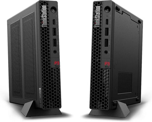 Lenovo ThinkStation P3 Tiny Desktop Computer, 20-core Intel Core i7-14700 vPro, 64GB DDR5, 2TB SSD, Display Port + HDMI, WiFi 6, RJ-45, USB-C, Wired Keyboard & Mouse, Windows 11 Pro in Saudi Arabia