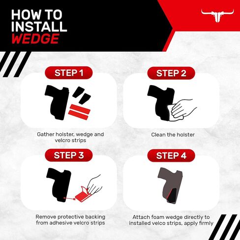 مجموعة إسفين الحافظة العالمية IWB - ملحق وسادة إسفنجية للحمل لتعزيز الإخفاء والراحة، ملحق حمل مخفي متوافق مع معظم الحافظات in Kuwait