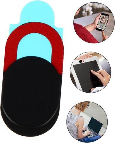 5Pcs Creative Webcam Cover Durable Privacy Protector for Phones Laptops and Tablets Multi Functional Compact Design to Prevent Unauthorized Access and Enhance Personal in Saudi Arabia