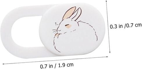 3Pcs Cartoon Sleepy Bunny Cover Slide Privacy Protection for Tablets and Phones Ultra-Thin Webcam Cute Design for Boys and Girls in Saudi Arabia