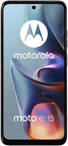 Motorola Moto E15 XT2523-8 Dual-SIM 64GB + 2GB RAM (GSM Only | No CDMA) Factory Unlocked (for Tmobile, Mint, Metro, Tello, Ultra) 4G/LTE Smartphone - (Blue) in Saudi Arabia
