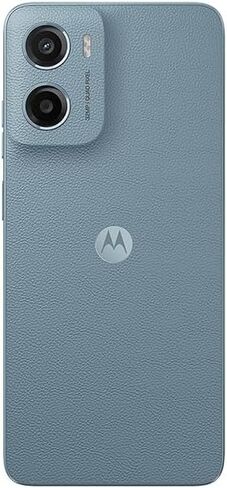 Motorola Moto E15 XT2523-8 Dual-SIM 64GB + 2GB RAM (GSM Only | No CDMA) Factory Unlocked (for Tmobile, Mint, Metro, Tello, Ultra) 4G/LTE Smartphone - (Blue) in Saudi Arabia