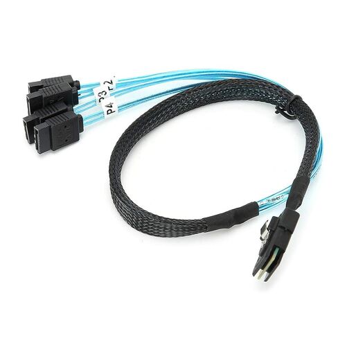 محول SAS إلى Sata، كابل SAS داخلي صغير G0101 36p Sff‑8087 إلى 4sata Server Data Line ملحقات الكمبيوتر (1 متر/3.3 قدم) in Kuwait