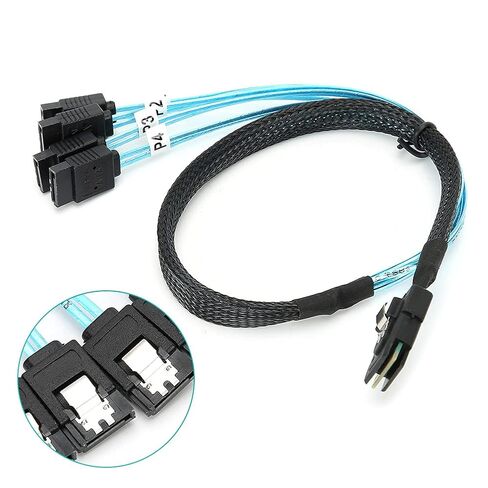 محول SAS إلى Sata، كابل SAS داخلي صغير G0101 36p Sff‑8087 إلى 4sata Server Data Line ملحقات الكمبيوتر (1 متر/3.3 قدم) in Kuwait