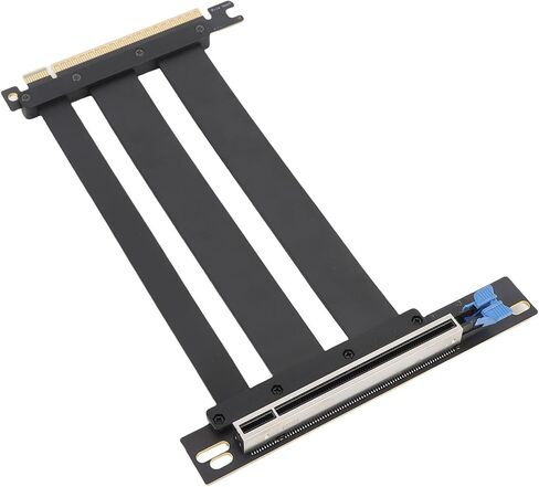 VBESTLIFE PCIE 5.0 Riser Cable, 128Gbs Transfer Rate, Compatible 4090 Ti, 90 Degree Right Angle, GPU Extension Cable for PC Case, Servers (20cm) in Saudi Arabia