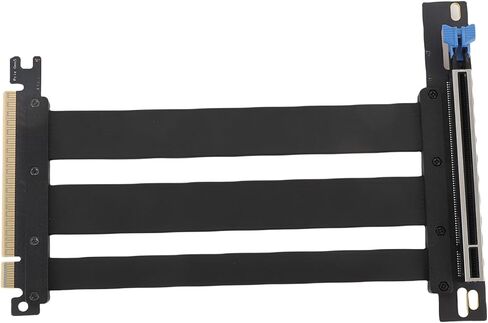 VBESTLIFE PCIE 5.0 Riser Cable, 128Gbs Transfer Rate, Compatible 4090 Ti, 90 Degree Right Angle, GPU Extension Cable for PC Case, Servers (20cm) in Saudi Arabia