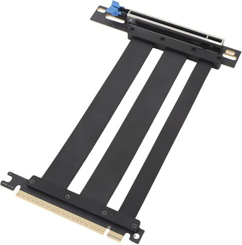 VBESTLIFE PCIE 5.0 Riser Cable, 128Gbs Transfer Rate, Compatible 4090 Ti, 90 Degree Right Angle, GPU Extension Cable for PC Case, Servers (20cm) in Saudi Arabia