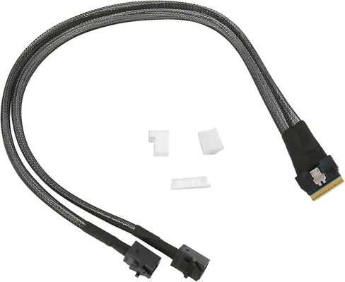 Mini SAS Server Array Card Connection Cable Sff8654 to Sff8643 Server Cable 12gbps Data Transmission Backplane Storage Drive Adapter for Enclosure Storage Array in Saudi Arabia