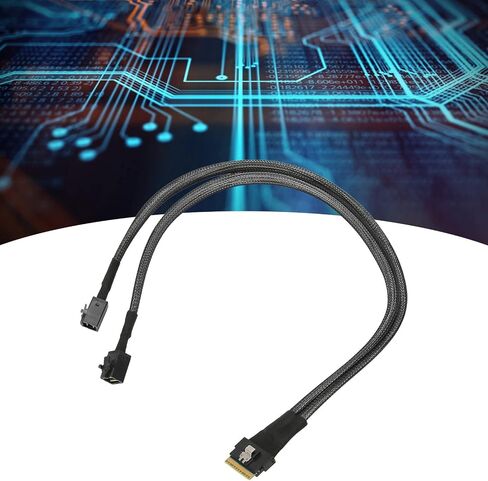 Mini SAS Server Array Card Connection Cable Sff8654 to Sff8643 Server Cable 12gbps Data Transmission Backplane Storage Drive Adapter for Enclosure Storage Array in Saudi Arabia