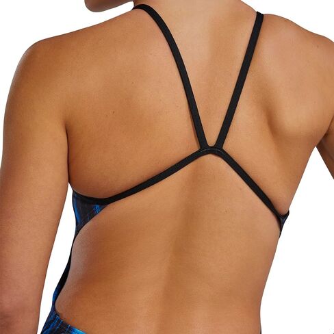 TYR Women's Standard Cycloid Durafast Elite Cutoutfit One Piece Swimsuit, Titanium, 26 in Saudi Arabia
