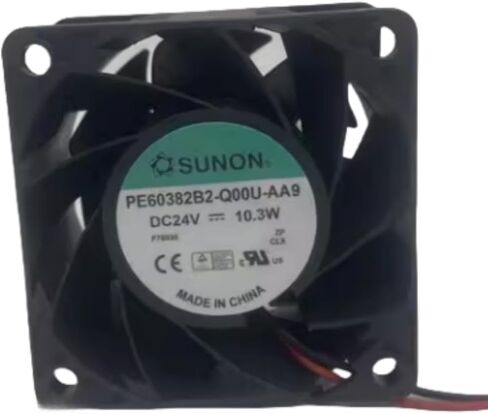 PE60382B2-Q00U-AA9 مروحة 6 سم لمروحة تبريد 24 فولت 10.3 وات 6038 60X60X38MM 2 سلك in Saudi Arabia