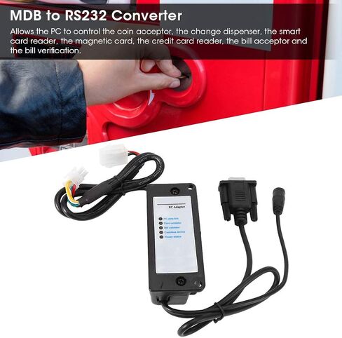 جهاز دفع MDB إلى محول الكمبيوتر محول RS232 متقبل الفاتورة آلة البيع محول الواجهة النقدية صندوق نقل المنفذ التسلسلي للكمبيوتر لتوصيل أجهزة استقبال MDB in Saudi Arabia