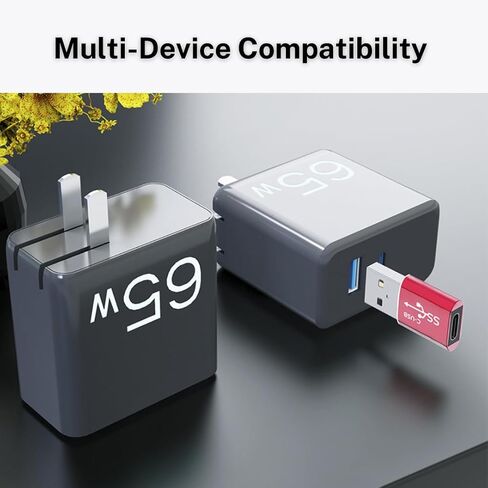 محول USB إلى USB C [3 حزم] - محول USB 3.0 إلى USB C OTG، متوافق مع أجهزة MacBook وiPhone وiPad وGalaxy وPixel والمزيد - نقل بيانات عالي السرعة، ألومنيوم متين، التوصيل والتشغيل in Kuwait