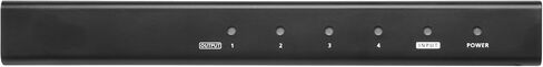 موزع ATEN True 4K HDMI ذو 4 منافذ VS184B، متوافق مع HDCP 2.2، حتى 600 ميجاهرتز، حتى 15 مترًا (1920 × 1200) / 1.8 مترًا (True 4K)* المملكة المتحدة، 1 KVM رائد في السوق in Kuwait