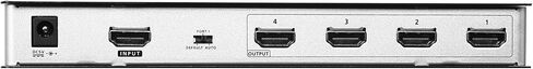 موزع ATEN True 4K HDMI ذو 4 منافذ VS184B، متوافق مع HDCP 2.2، حتى 600 ميجاهرتز، حتى 15 مترًا (1920 × 1200) / 1.8 مترًا (True 4K)* المملكة المتحدة، 1 KVM رائد في السوق in Kuwait