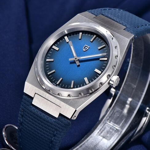 Pagani Design Watches for Men 7mm Ultra Thin Minimalist Men's Contsz Watch ، Wapphire Glass 316L Lristlate Stainless Stains ، 100m مقاوم للماء 丨 مضيئة in Saudi Arabia