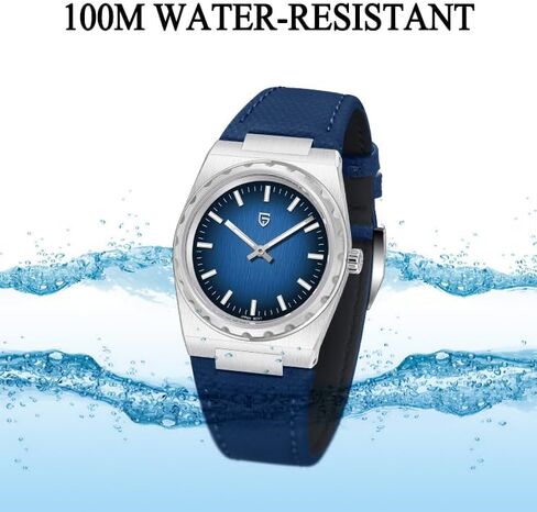 Pagani Design Watches for Men 7mm Ultra Thin Minimalist Men's Contsz Watch ، Wapphire Glass 316L Lristlate Stainless Stains ، 100m مقاوم للماء 丨 مضيئة in Saudi Arabia