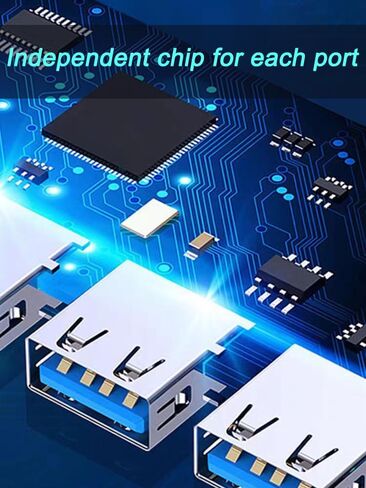 Upgrade USB C/USB Hub, Aluminum 7 in 1 USB C & USB Hub with USB 3.0, USB 2.0 Ports for PC/Laptops/MacBook Pro/Air/iMac/iPad and More Devices in Saudi Arabia