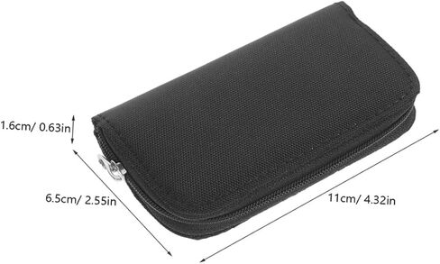 TEHAUX 2pcs Memory Card Case Compact Organizer with Transparent Slots for and Micro Cards Essential Storage for Photographers and Tech Enthusiasts in Saudi Arabia