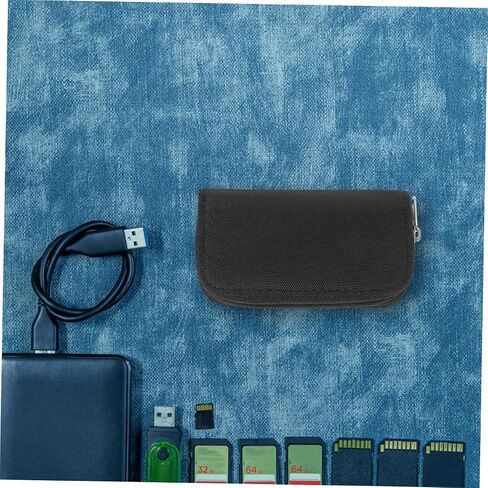 TEHAUX 2pcs Memory Card Case Compact Organizer with Transparent Slots for and Micro Cards Essential Storage for Photographers and Tech Enthusiasts in Saudi Arabia