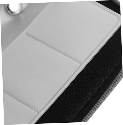 TEHAUX Memory Card Storage Organizer for Secure Digital Cards 8 Pages 22 Slots Portable Zipper Case in Gray in Saudi Arabia