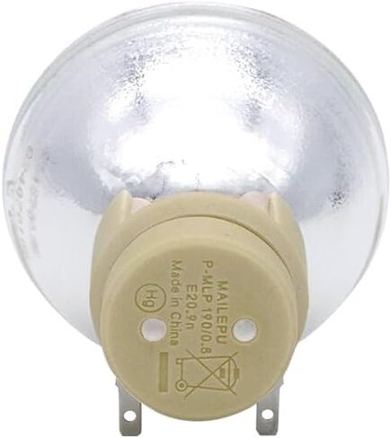 مصباح بروجيكتور Mailepu P-MLP 190/0.8، لمبة بديلة 230 وات لسلسلة BenQ MS524 MX525 MW526، أبيض in Saudi Arabia