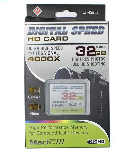Digital Speed 4000X 32GB Professional High Speed Mach III 600MB/s Error Free (CF) in Saudi Arabia
