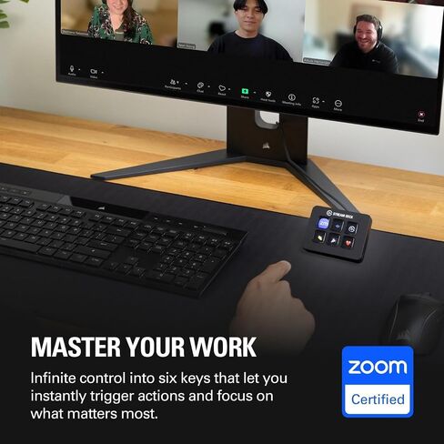 Elgato Stream Deck Mini - التحكم في Zoom وTeams وPowerPoint وMS Office والمزيد، وتعزيز الإنتاجية من خلال التكامل السلس للتطبيقات اليومية (متجدد) in Saudi Arabia