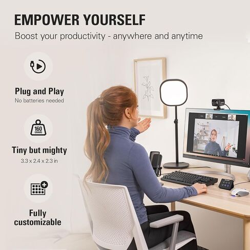 Elgato Stream Deck Mini - التحكم في Zoom وTeams وPowerPoint وMS Office والمزيد، وتعزيز الإنتاجية من خلال التكامل السلس للتطبيقات اليومية (متجدد) in Saudi Arabia