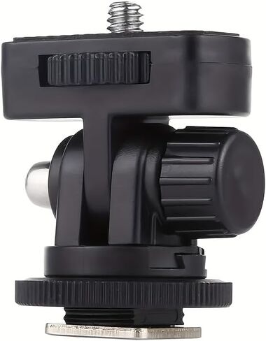 Mini Monitor Mount Tripod Head Cold Shoe Adapter 1/4 Inch for Mounting Camera Monitor Flash Microphone LED Fill Light in Saudi Arabia